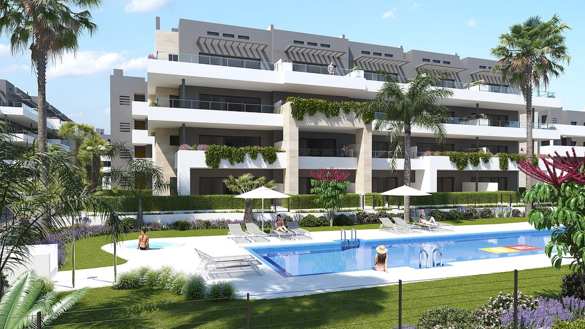 2 slaapkamer Appartement met terras in Playa Flamenca - Orihuela Costa - Nieuwbouw in Medvilla Spanje