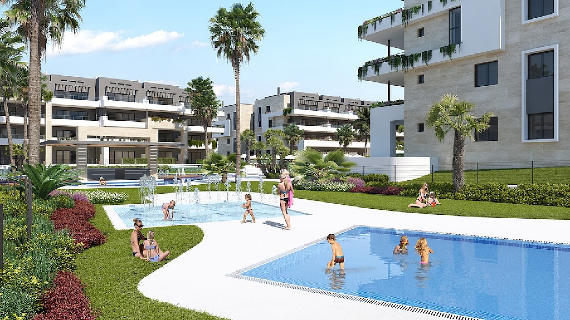 2 slaapkamer Appartement met terras in Playa Flamenca - Orihuela Costa - Nieuwbouw in Medvilla Spanje