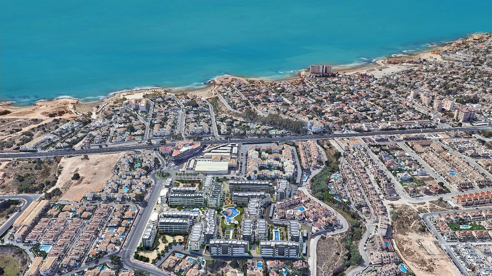 Appartementen op 500m van het strand in Playa Flamenca, Orihuela in Medvilla Spanje