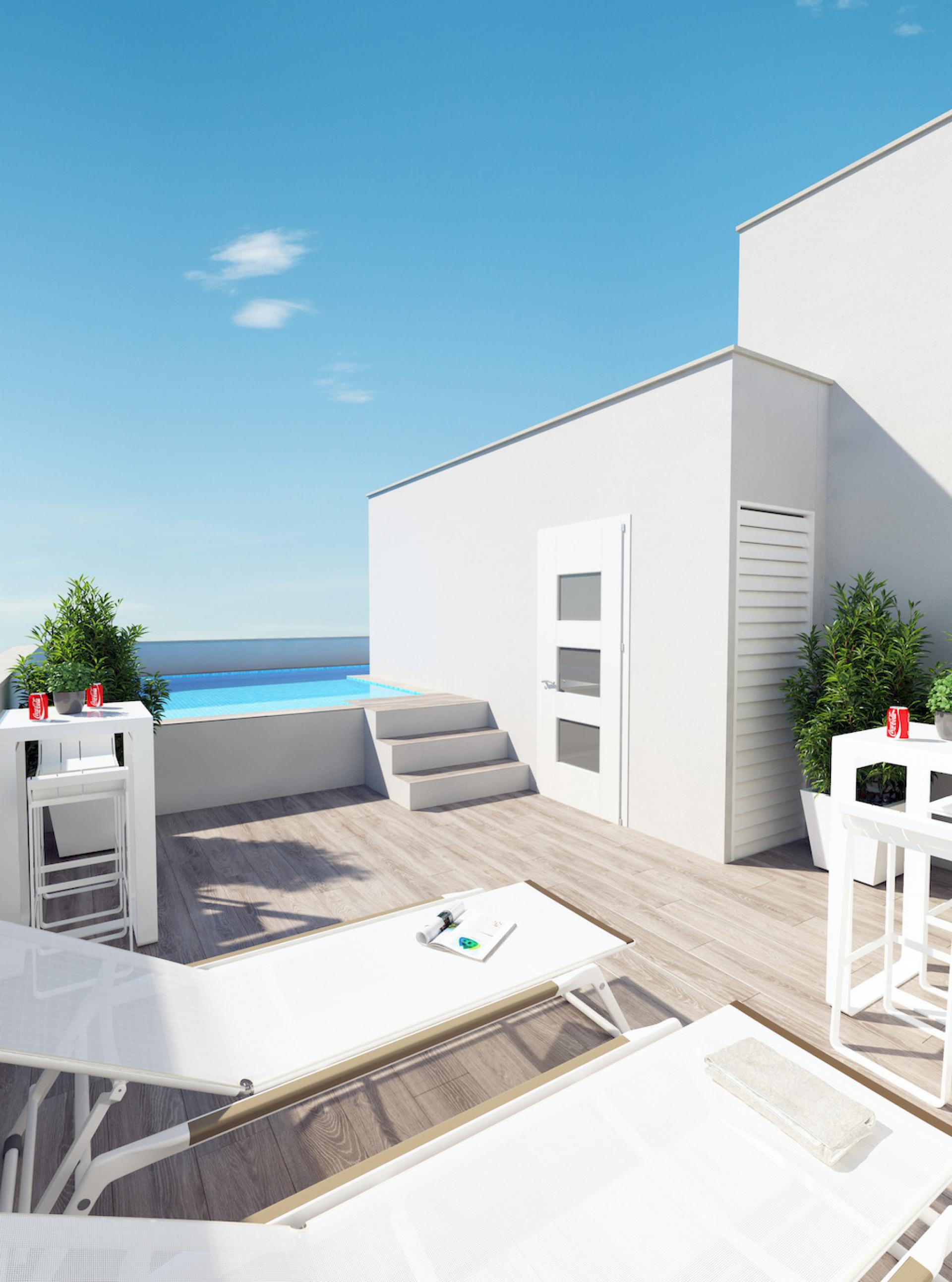 2 slaapkamer Appartement met terras in Torrevieja - Nieuwbouw in Medvilla Spanje