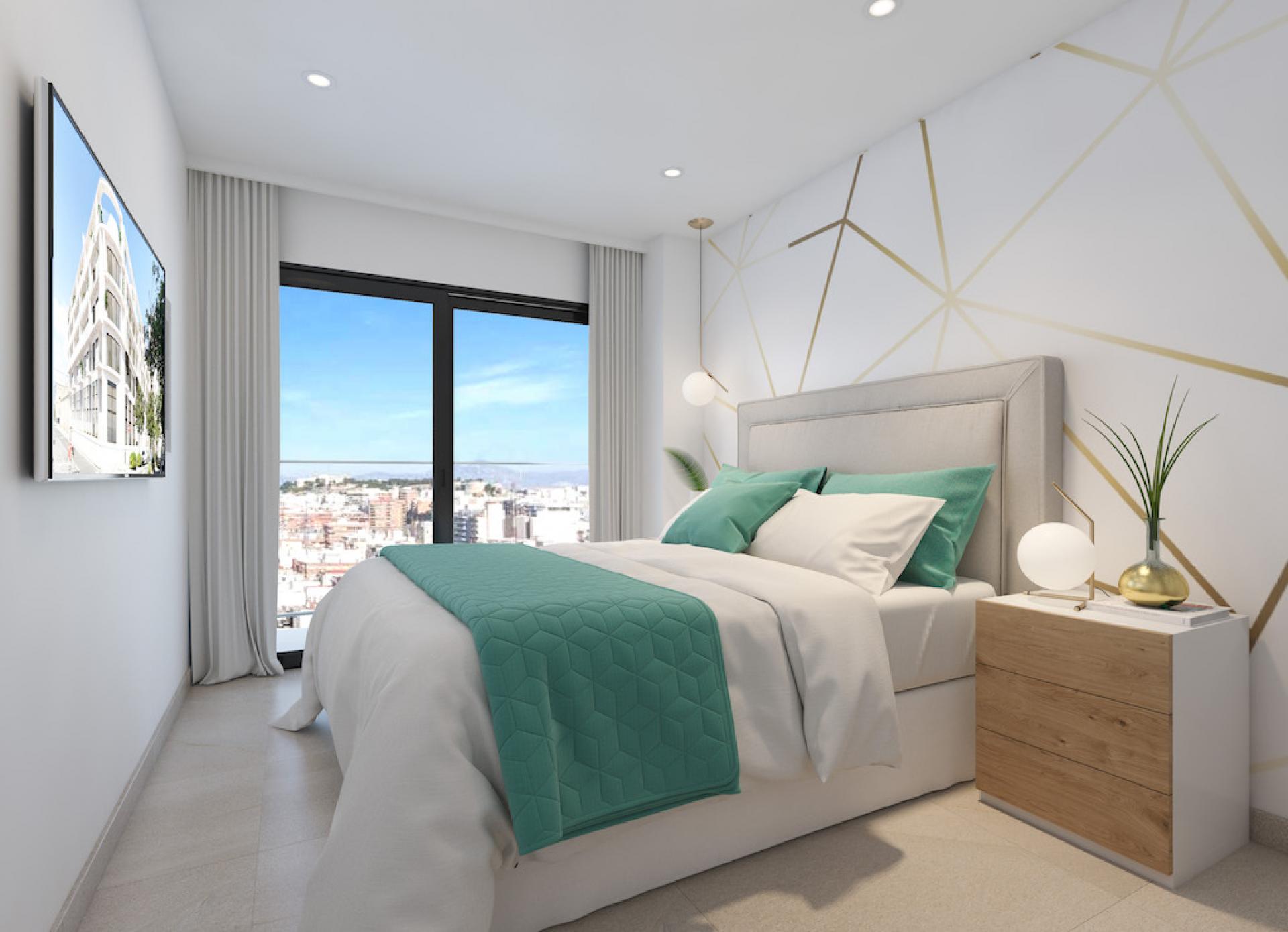 1 slaapkamer Appartement met dakterras in Alicante - Nieuwbouw in Medvilla Spanje