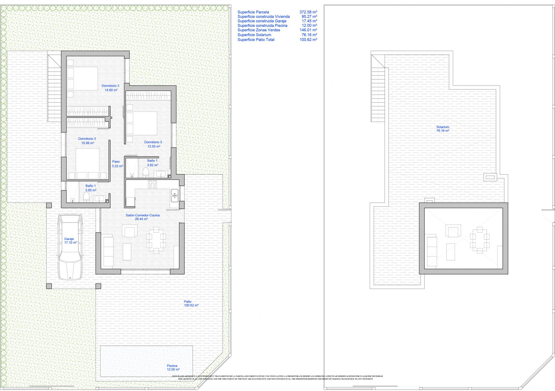 3 slaapkamer Villa in Los Alcazares - Nieuwbouw in Medvilla Spanje