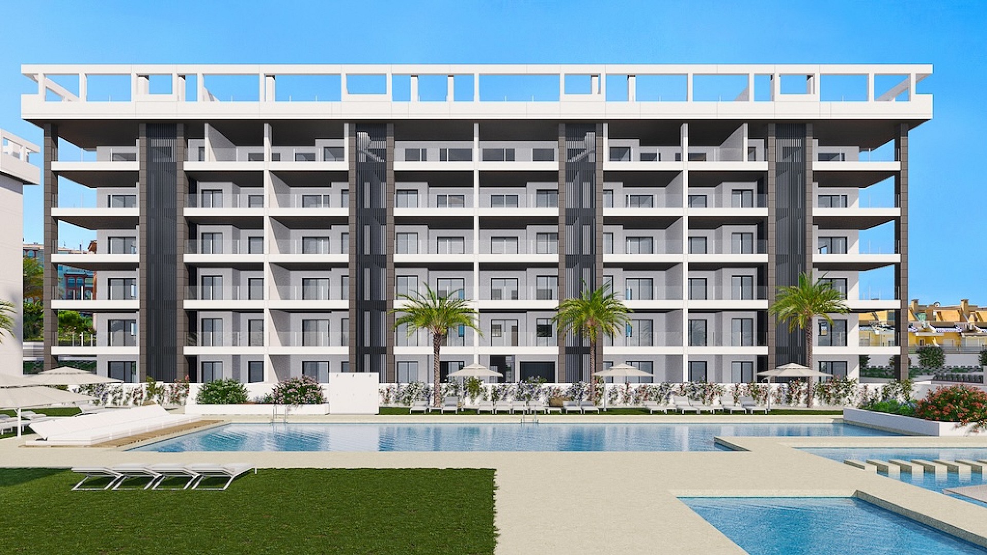 2 slaapkamer Appartement met terras in La Mata - Nieuwbouw in Medvilla Spanje