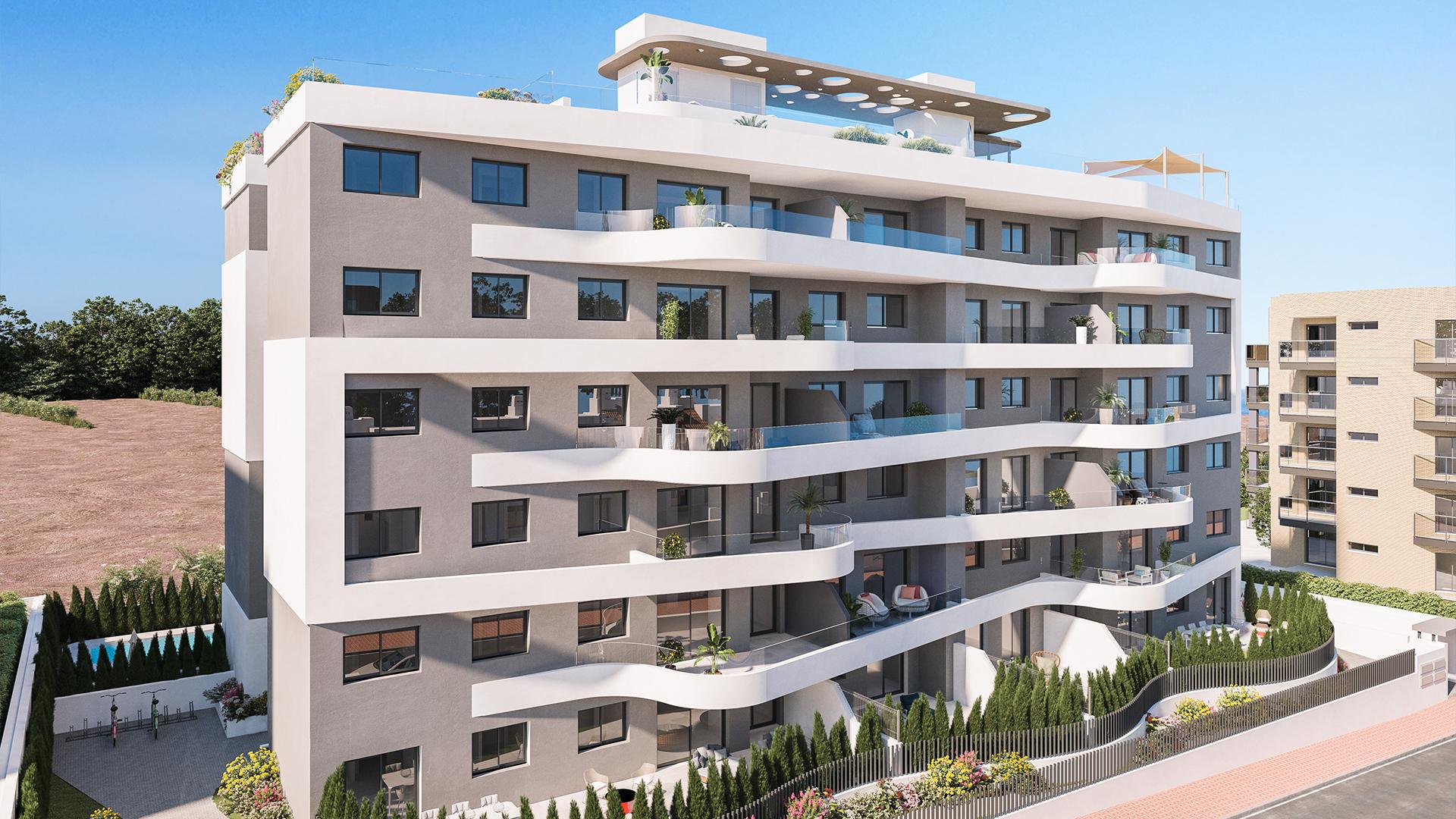 2 slaapkamer Appartement met tuin in Punta Prima - Orihuela Costa - Nieuwbouw in Medvilla Spanje