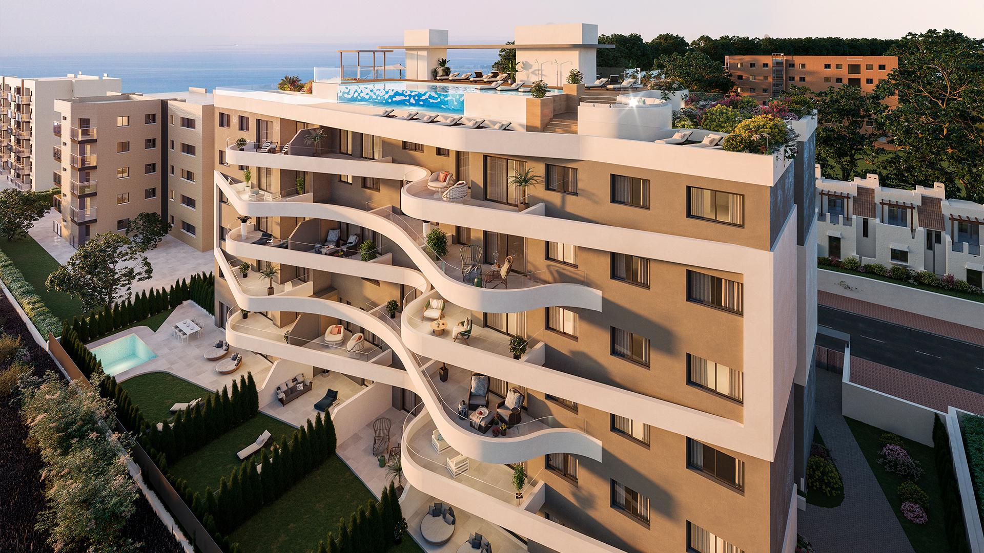 2 slaapkamer Appartement met tuin in Punta Prima - Orihuela Costa - Nieuwbouw in Medvilla Spanje