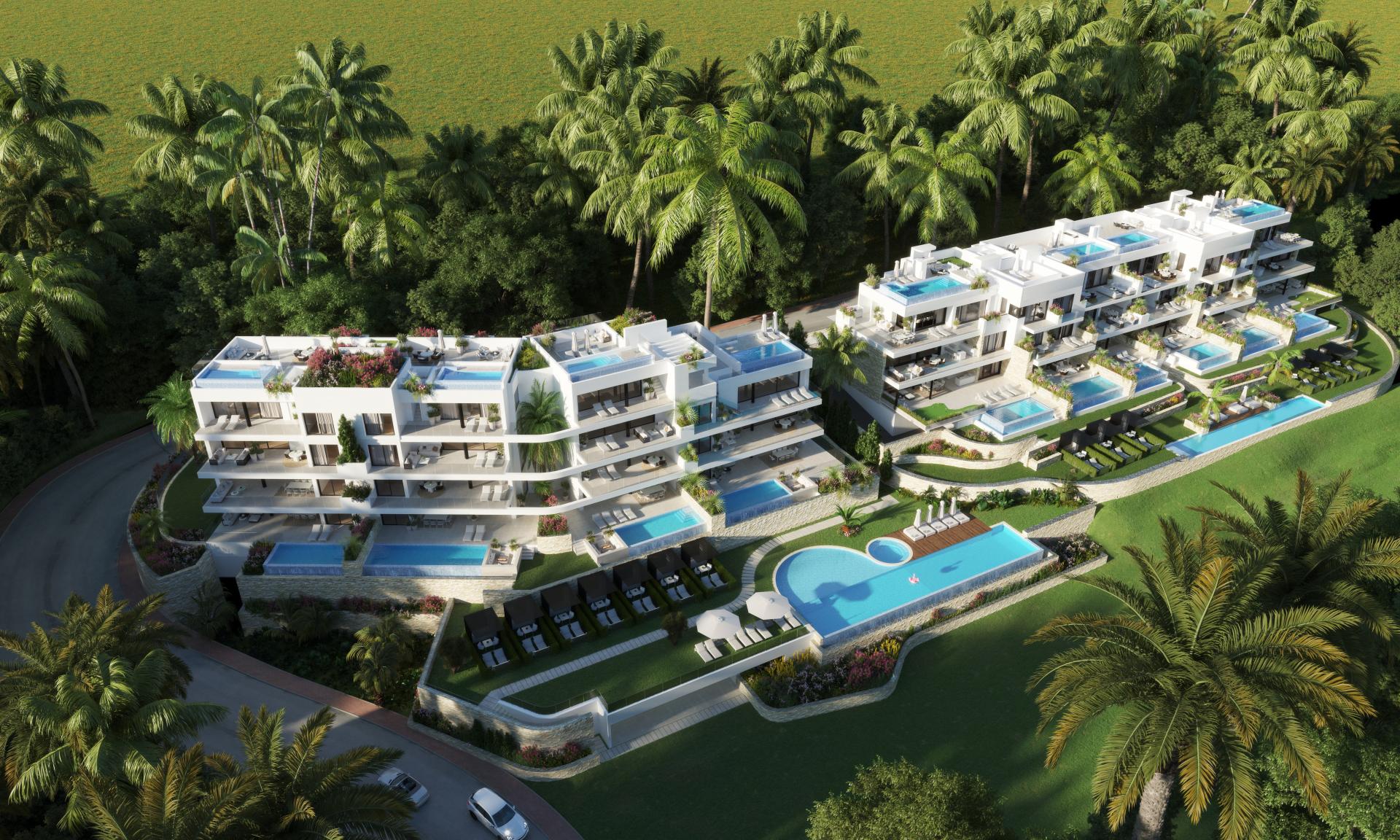 Stijlvolle suites met privézwembad op Las Colinas golf in Medvilla Spanje