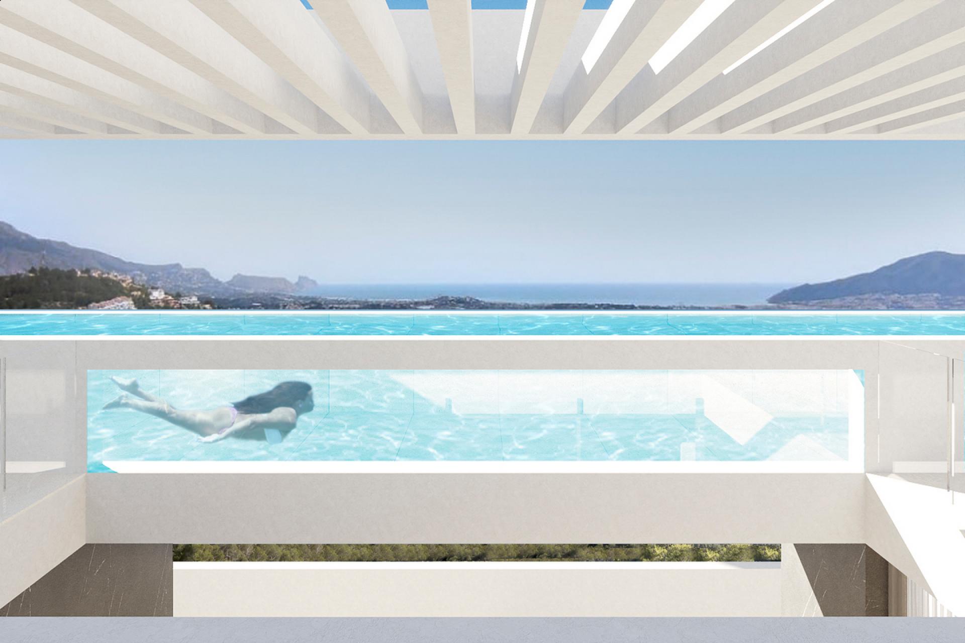 High tech villa appartementen tussen Altea en La Nucia in Medvilla Spanje