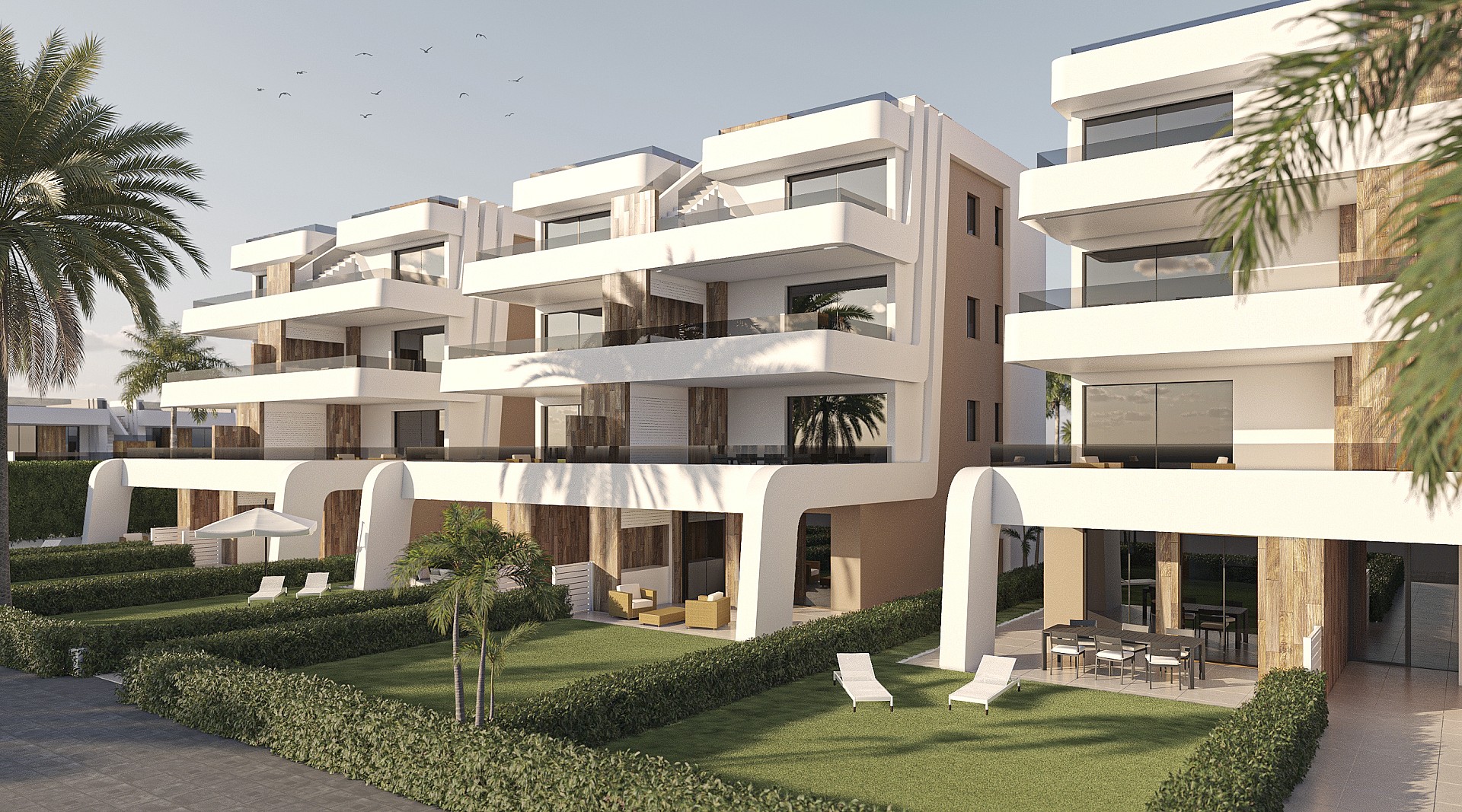 2 slaapkamer Appartement met terras in Condado de Alhama - Nieuwbouw in Medvilla Spanje