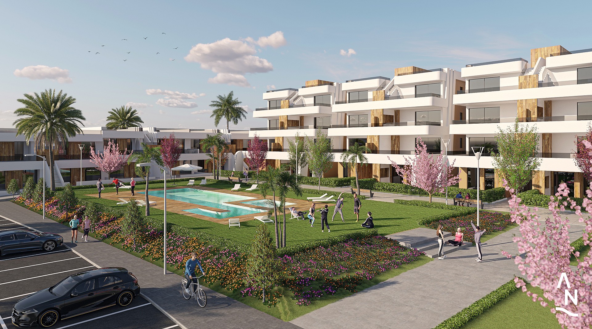 2 slaapkamer Appartement met terras in Condado de Alhama - Nieuwbouw in Medvilla Spanje