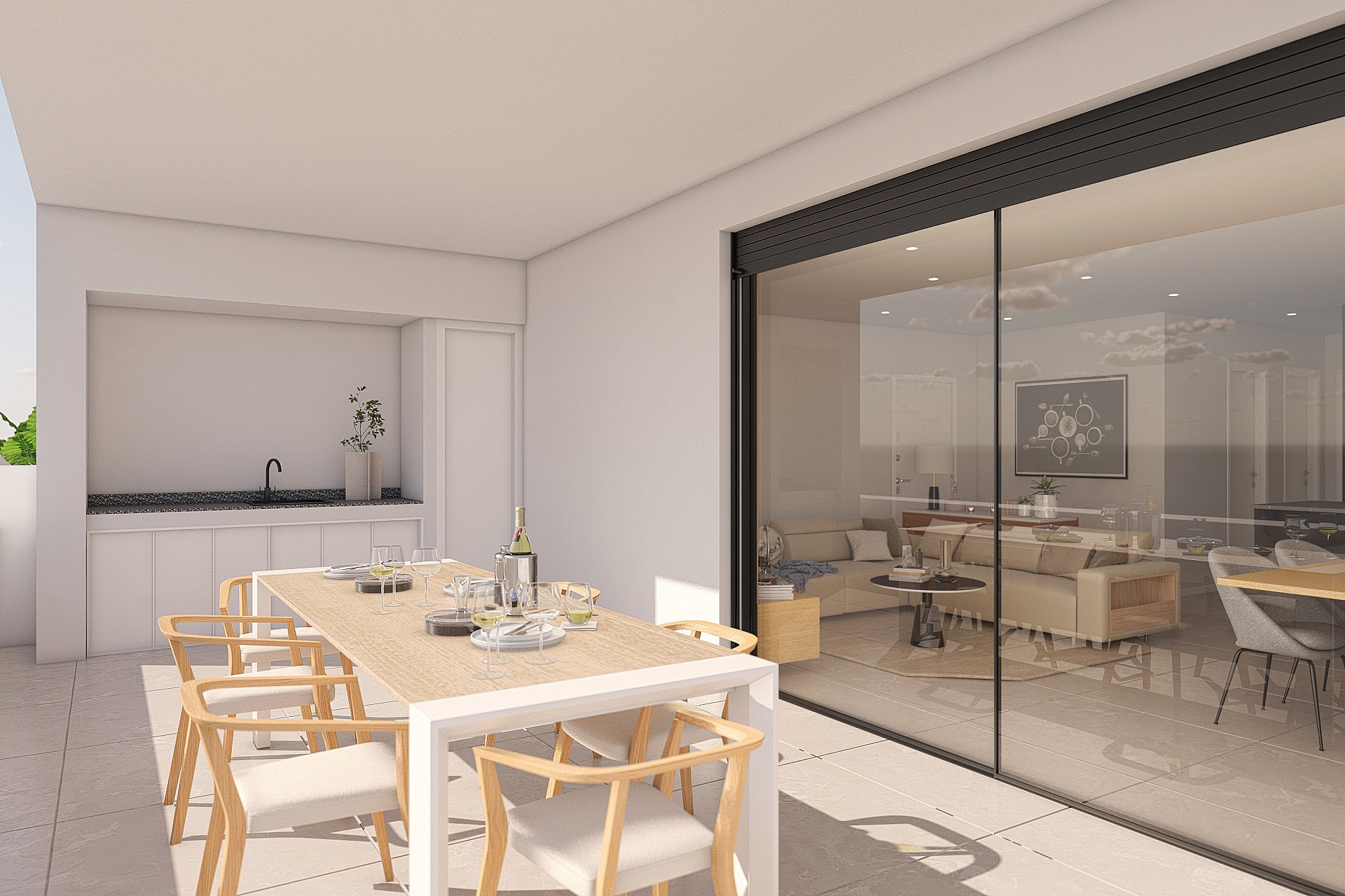 2 slaapkamer Appartement met terras in Condado de Alhama - Nieuwbouw in Medvilla Spanje