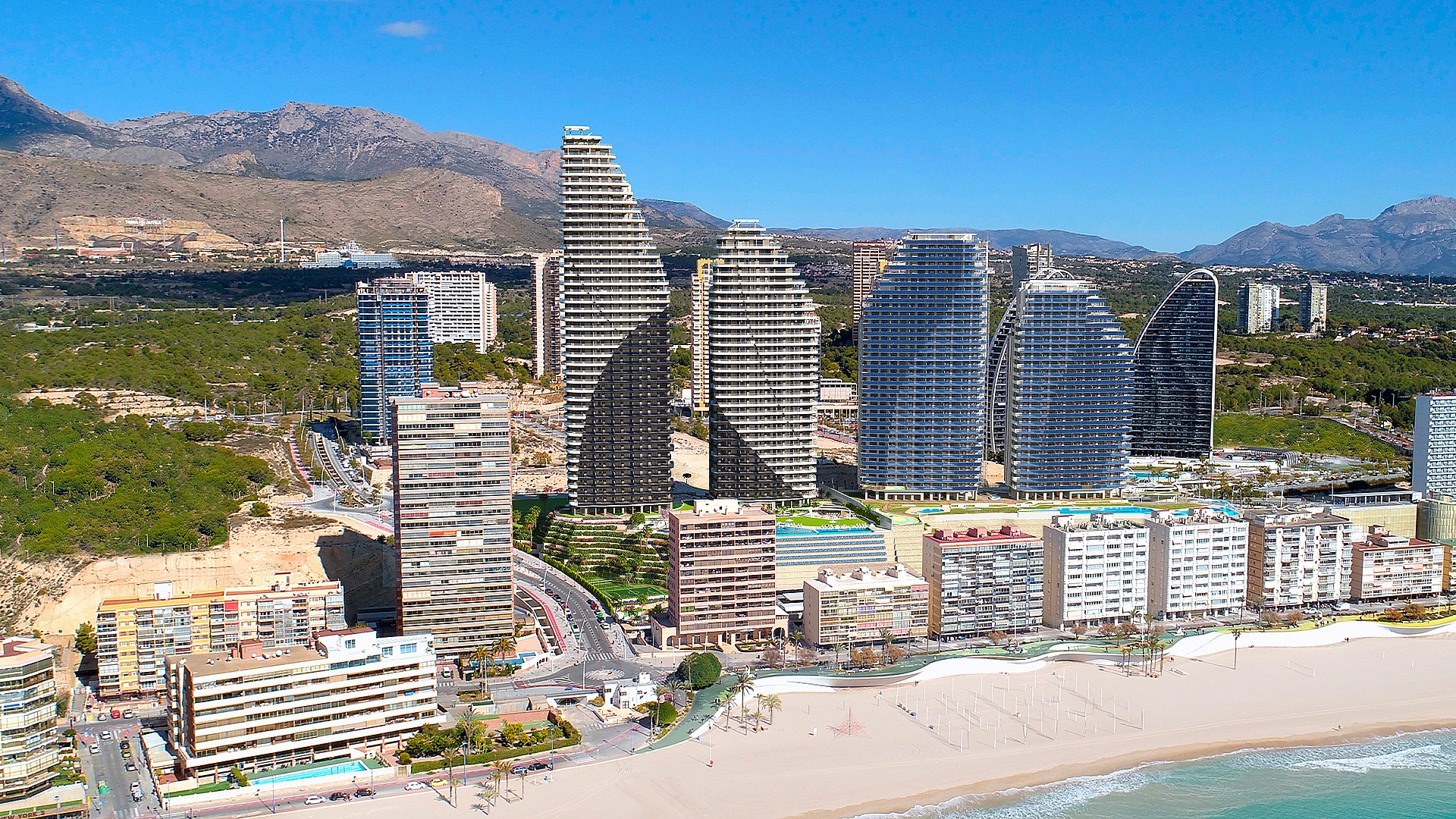 1 slaapkamer Appartement met terras in Benidorm - Nieuwbouw in Medvilla Spanje