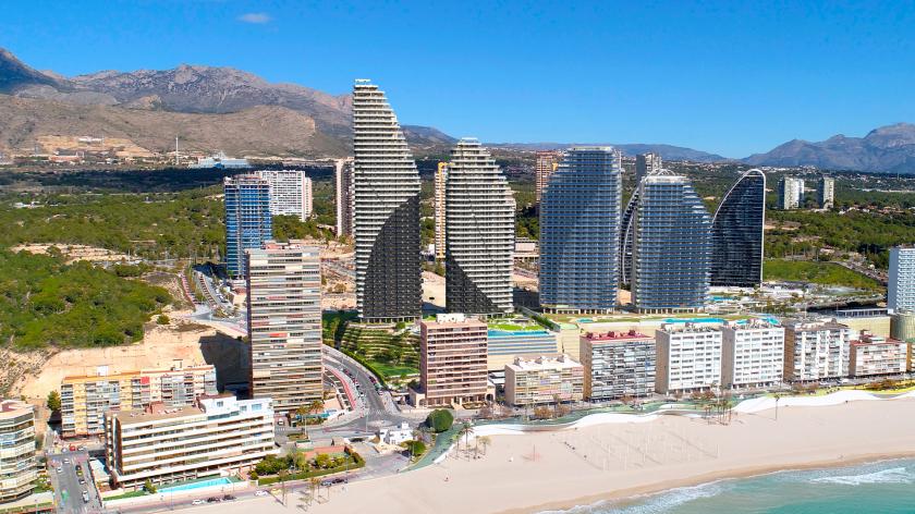 4 slaapkamer Appartement met terras in Benidorm in Medvilla Spanje