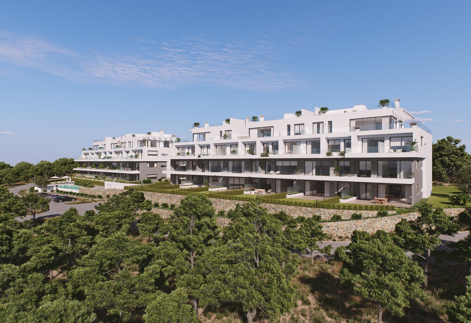 2 slaapkamer Appartement met terras in Las Colinas Golf - Nieuwbouw in Medvilla Spanje