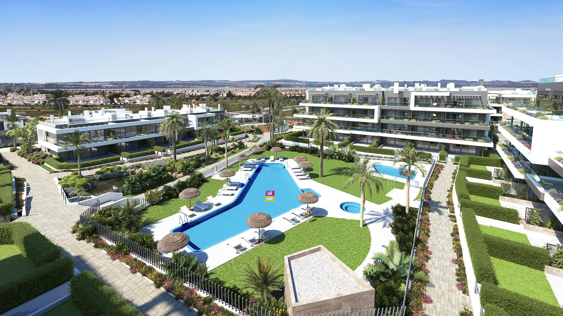 2 slaapkamer Appartement met tuin in Torrevieja - Nieuwbouw in Medvilla Spanje