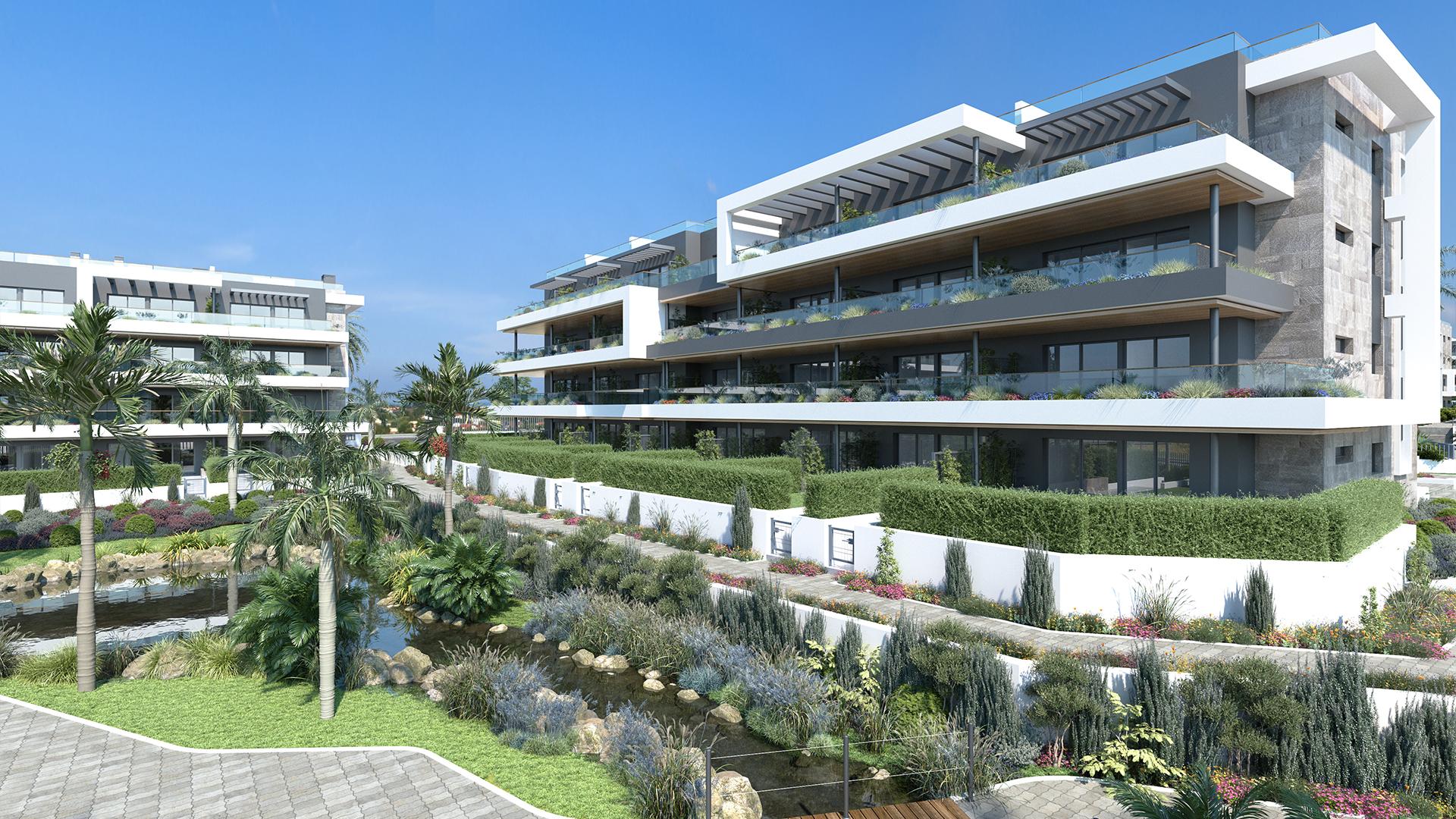 1 slaapkamer Appartement met terras in Torrevieja - Nieuwbouw in Medvilla Spanje