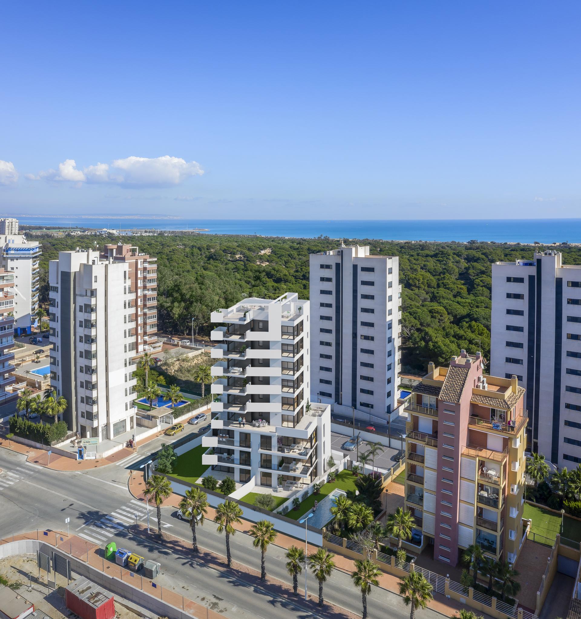 3 slaapkamer Appartement met terras in Guardamar - Nieuwbouw in Medvilla Spanje