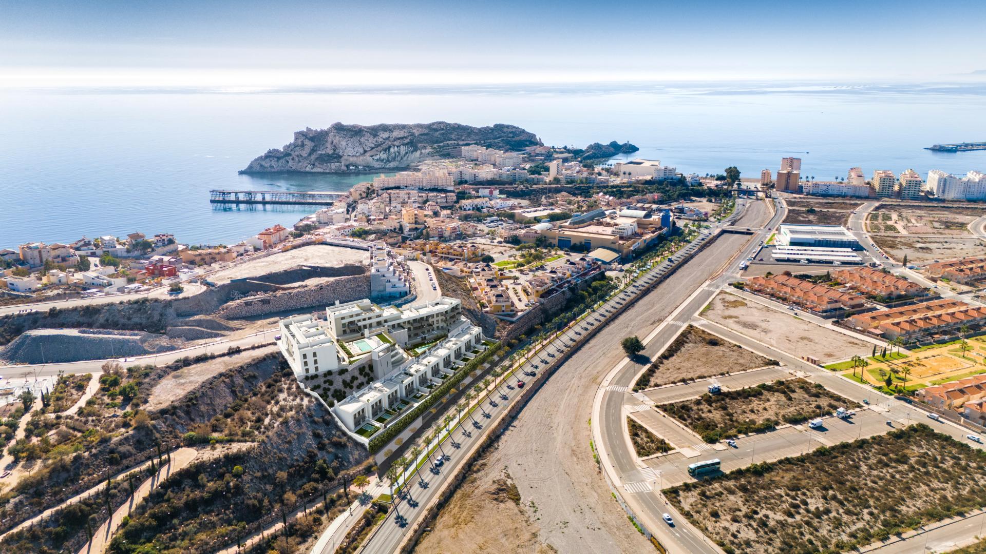 3 slaapkamer gelijkvloers appartement met terras in Aguilas - Nieuwbouw in Medvilla Spanje