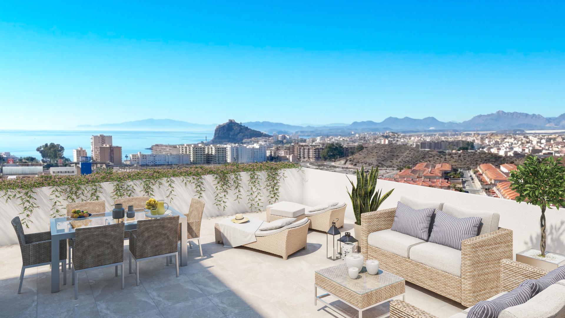 2 slaapkamer Appartement met dakterras in Aguilas - Nieuwbouw in Medvilla Spanje