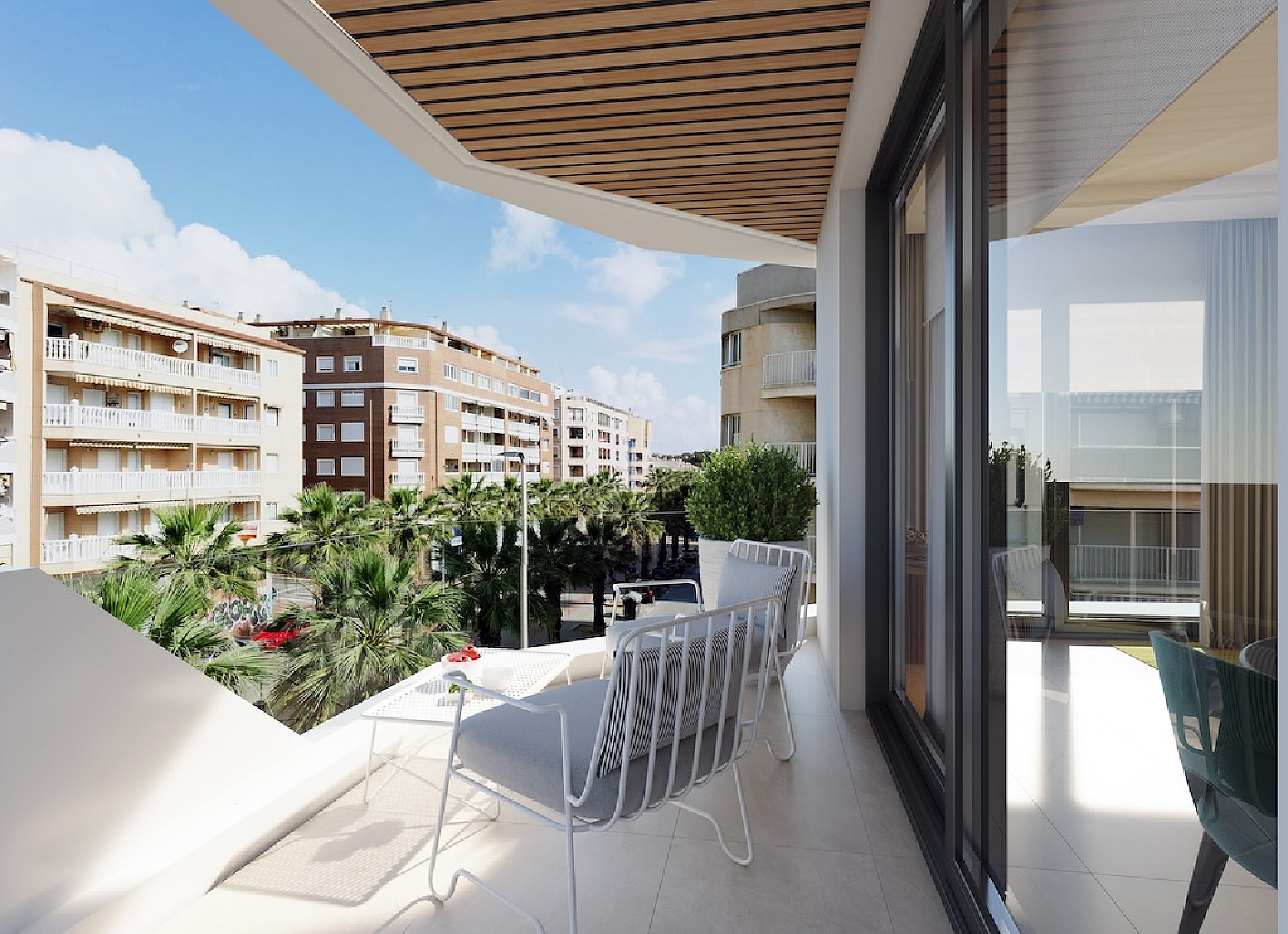 3 slaapkamer Appartement met terras in Guardamar in Medvilla Spanje