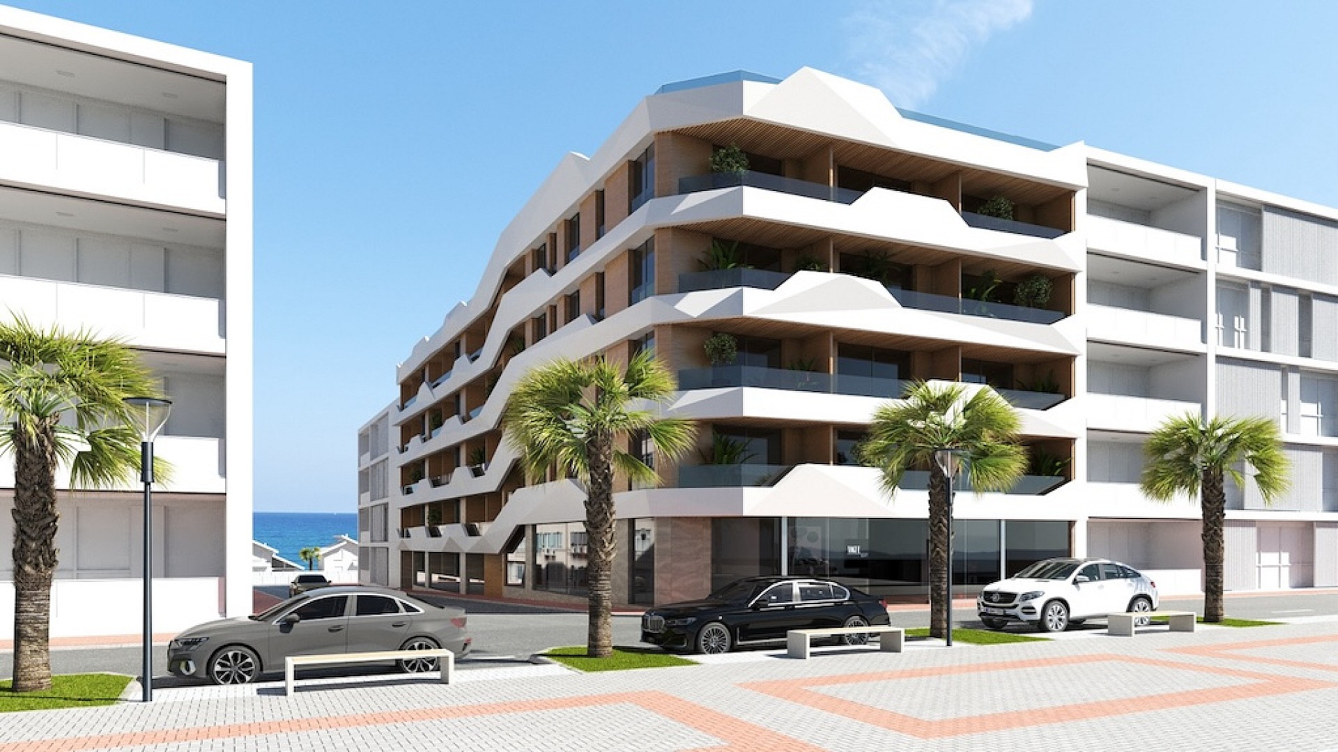 3 slaapkamer Appartement met terras in Guardamar del Segura - Nieuwbouw in Medvilla Spanje