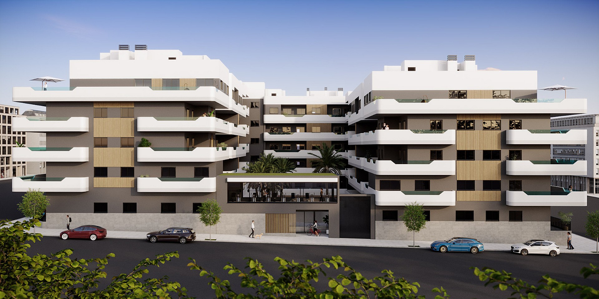 3 slaapkamer Appartement met terras in Santa Pola - Nieuwbouw in Medvilla Spanje