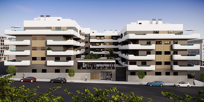 3 slaapkamer Appartement met terras in Santa Pola in Medvilla Spanje