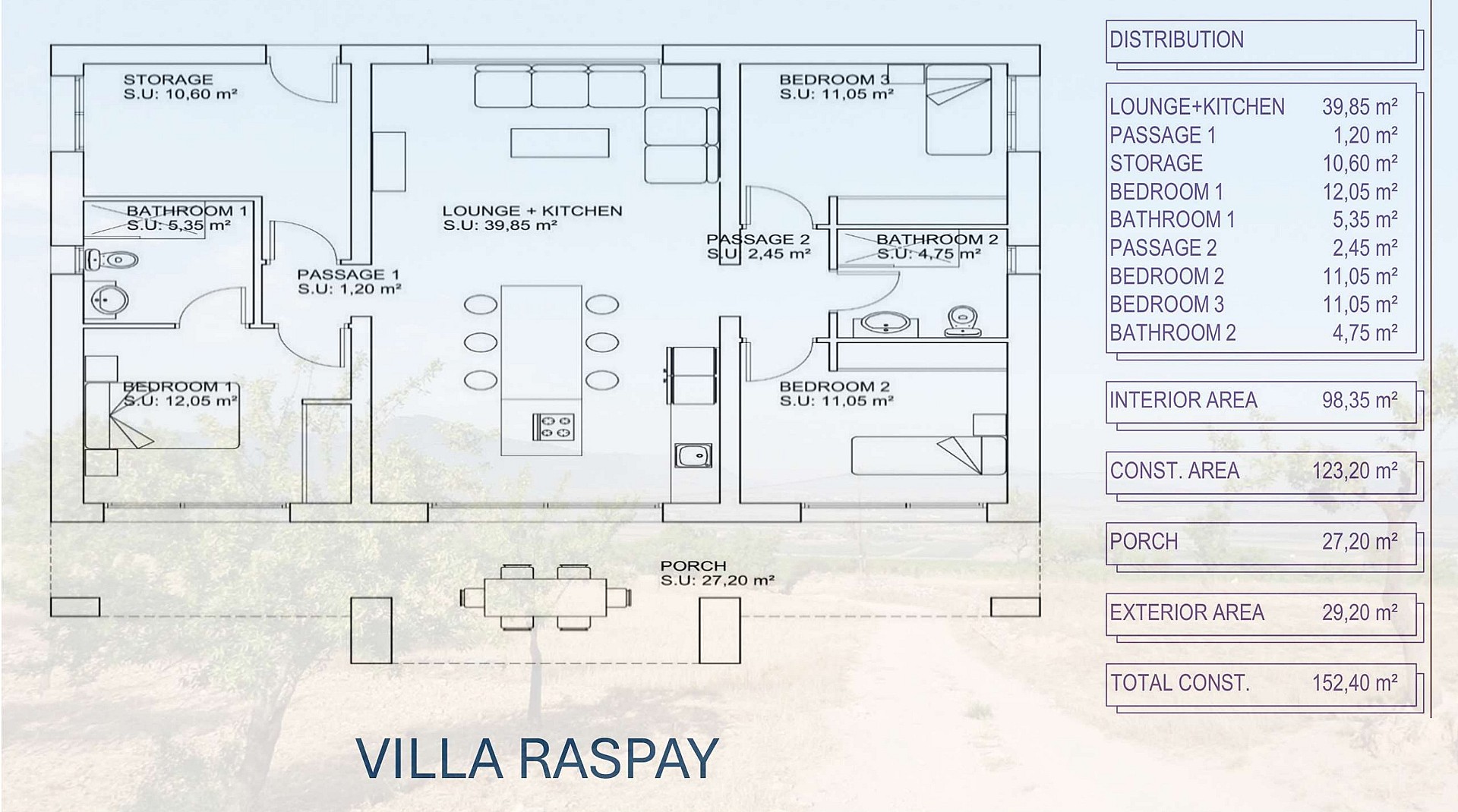 3 slaapkamer Villa in Aspe - Nieuwbouw in Medvilla Spanje