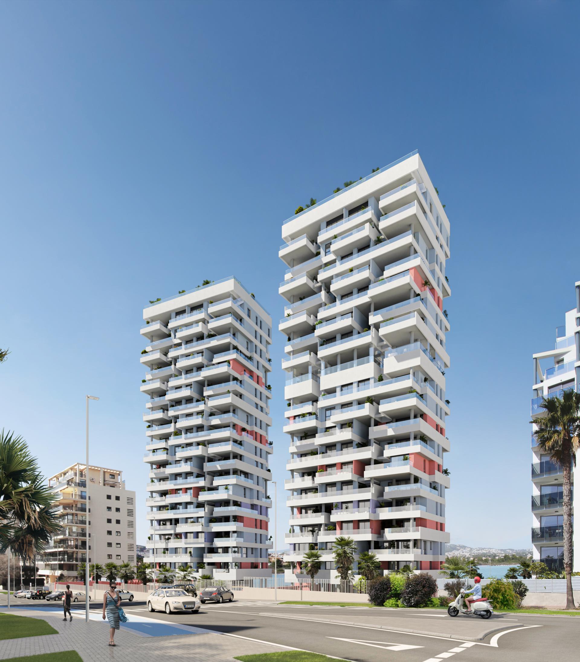 1 slaapkamer Appartement met terras in Calpe - Nieuwbouw in Medvilla Spanje