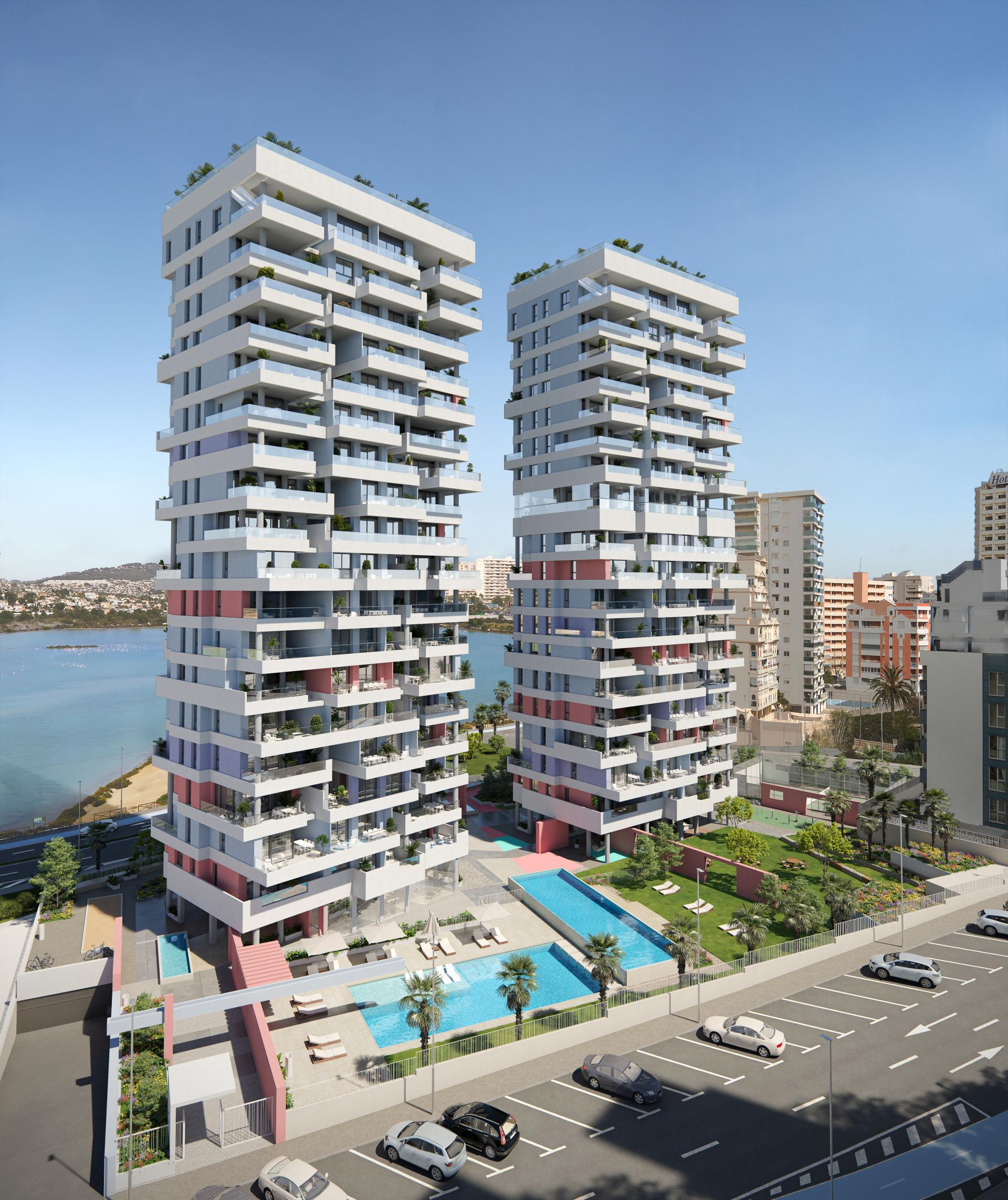 1 slaapkamer Appartement met terras in Calpe - Nieuwbouw in Medvilla Spanje