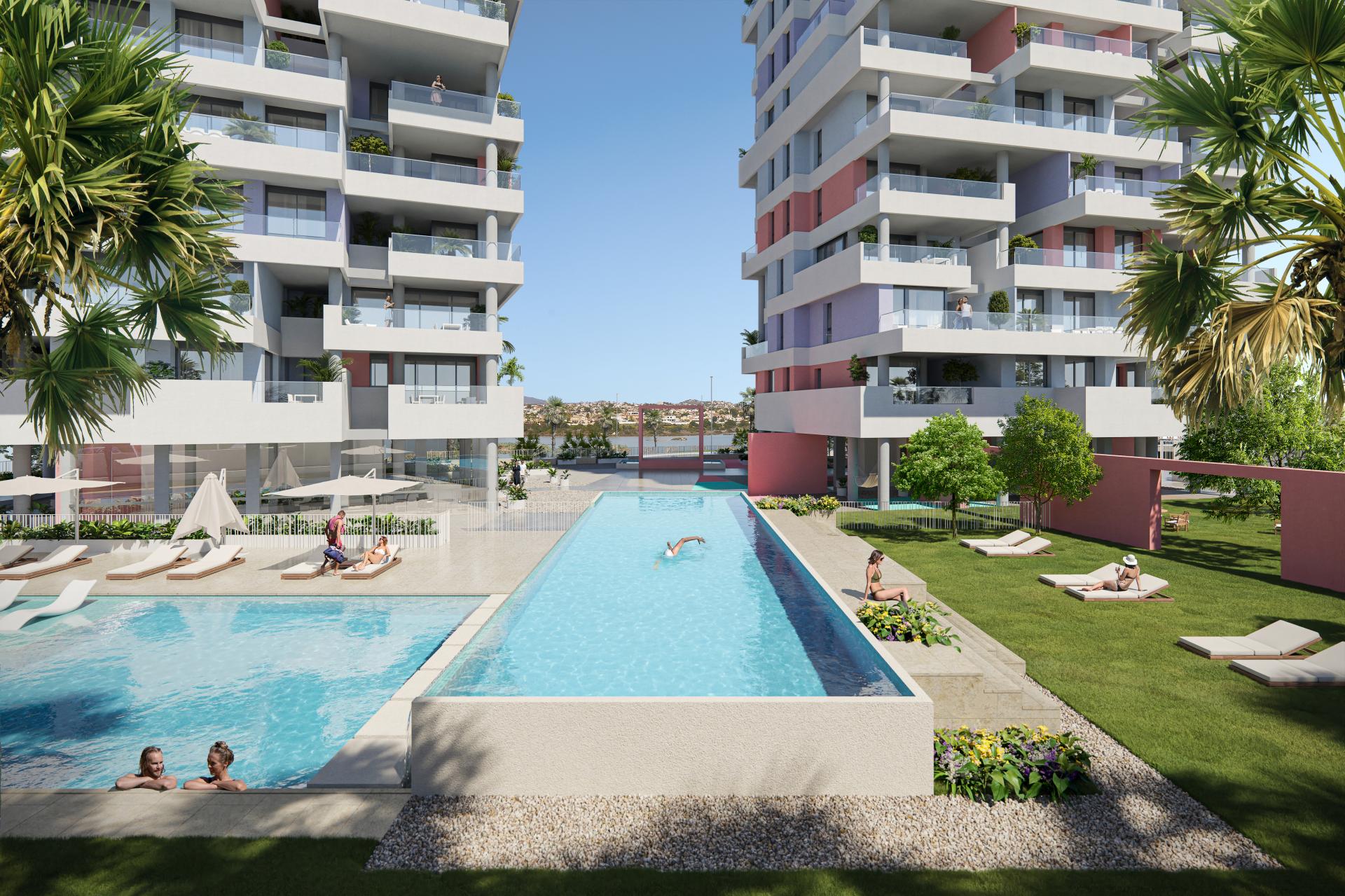 1 slaapkamer Appartement met terras in Calpe - Nieuwbouw in Medvilla Spanje