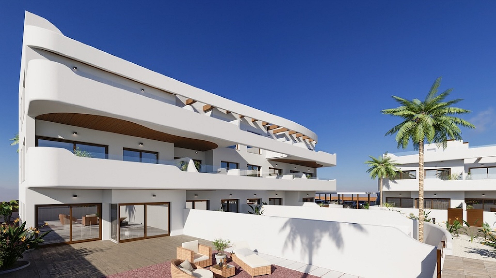 2 slaapkamer Appartement met terras in Los Alcazares - Nieuwbouw in Medvilla Spanje