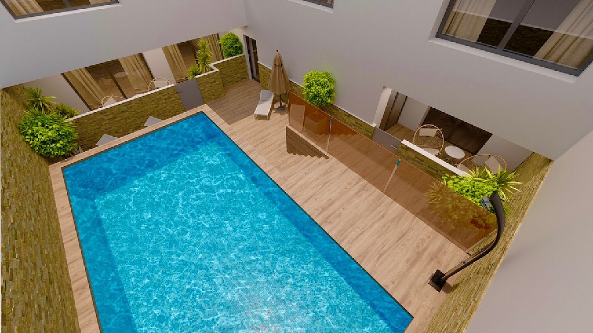 3 slaapkamer Appartement met terras in Torrevieja - Nieuwbouw in Medvilla Spanje