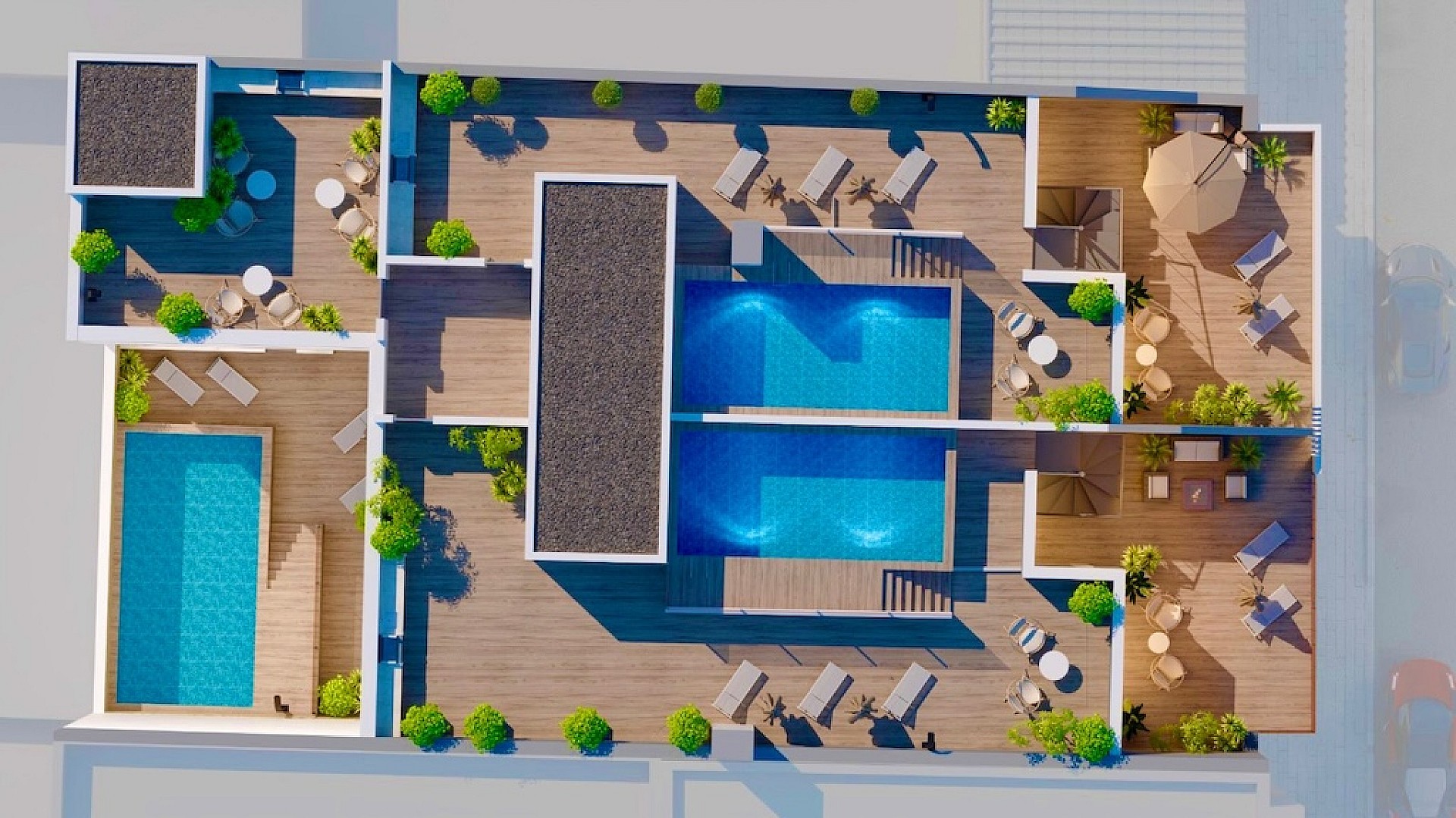 3 slaapkamer Appartement met terras in Torrevieja - Nieuwbouw in Medvilla Spanje