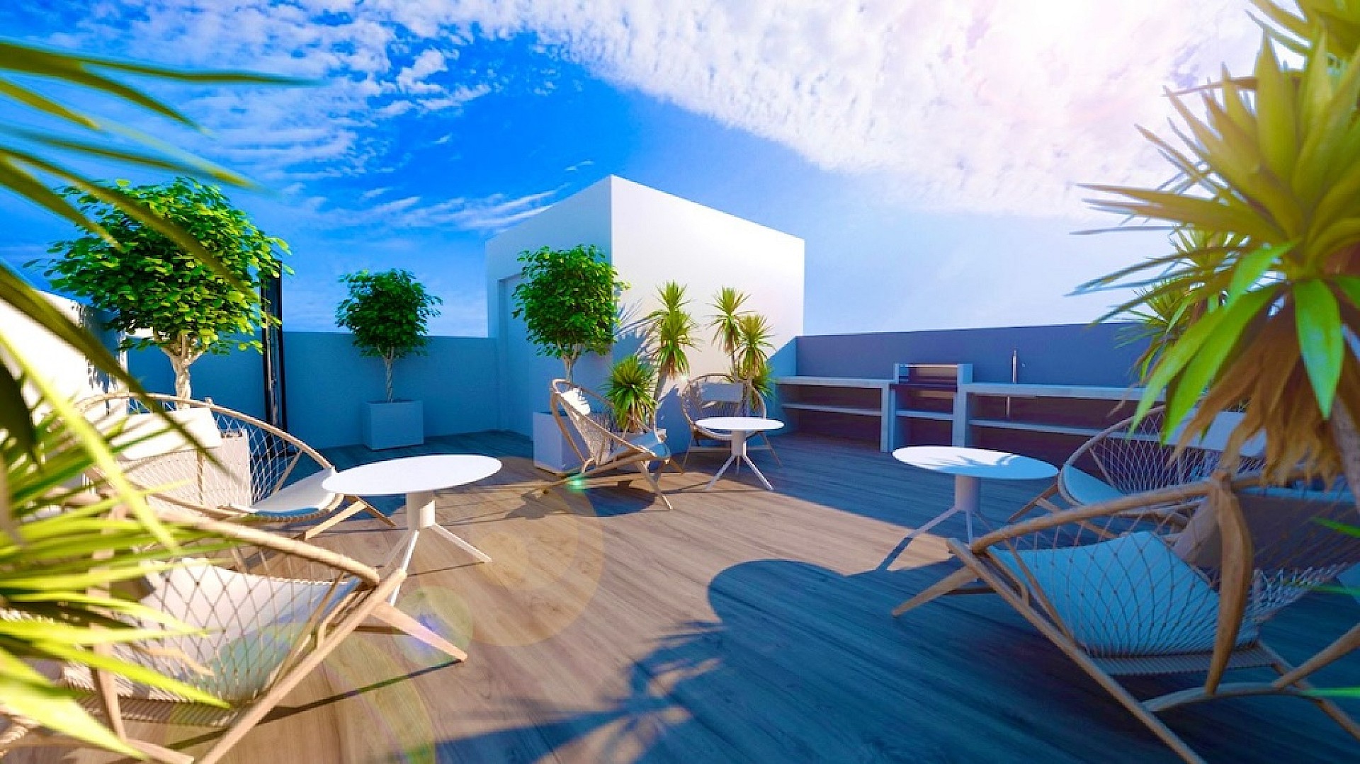 3 slaapkamer Appartement met terras in Torrevieja - Nieuwbouw in Medvilla Spanje