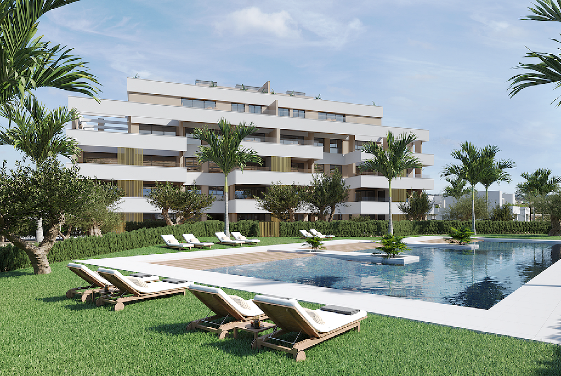 3 slaapkamer Appartement met terras in Santa Rosalía Resort - Nieuwbouw in Medvilla Spanje