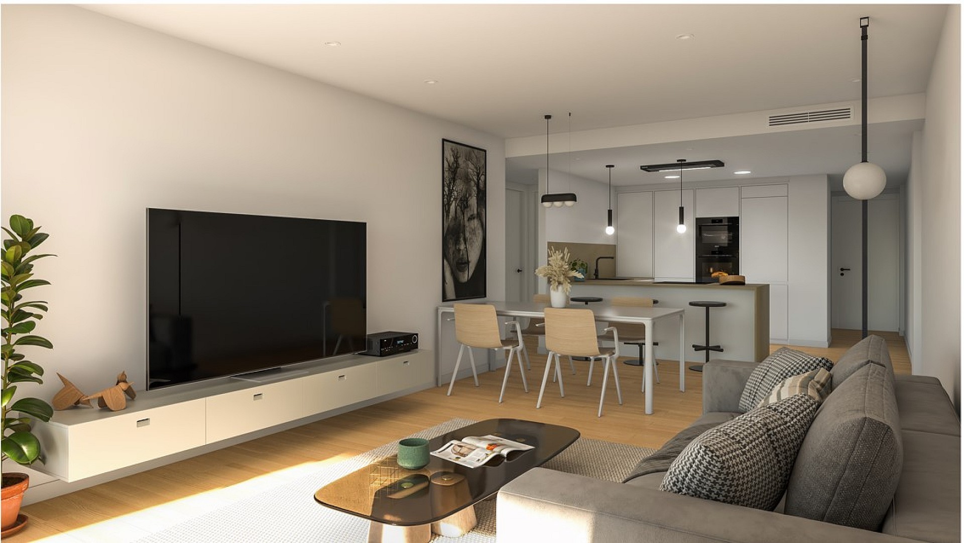 2 slaapkamer Appartement met terras in Font de Llop (Aspe) - Nieuwbouw in Medvilla Spanje