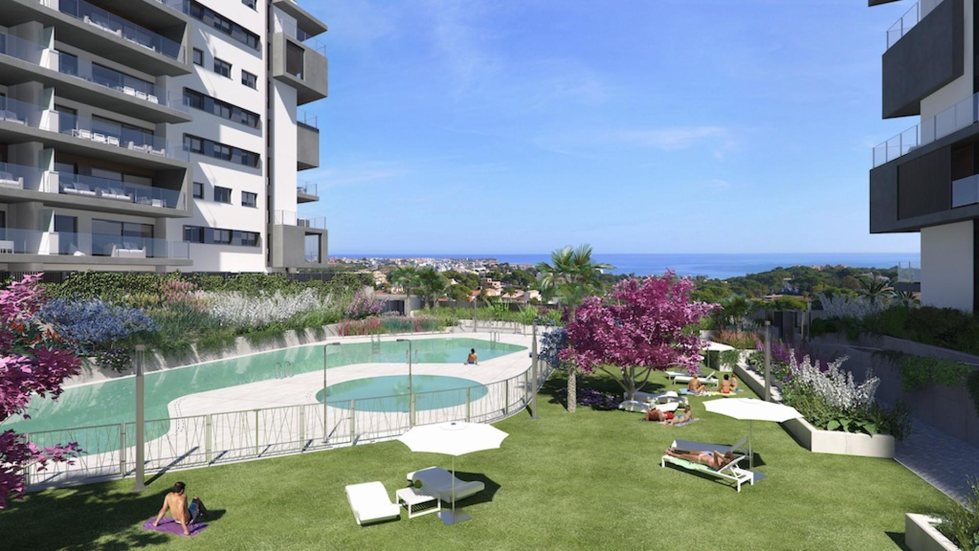 3 slaapkamer Appartement met dakterras in Campoamor - Orihuela Costa - Nieuwbouw in Medvilla Spanje