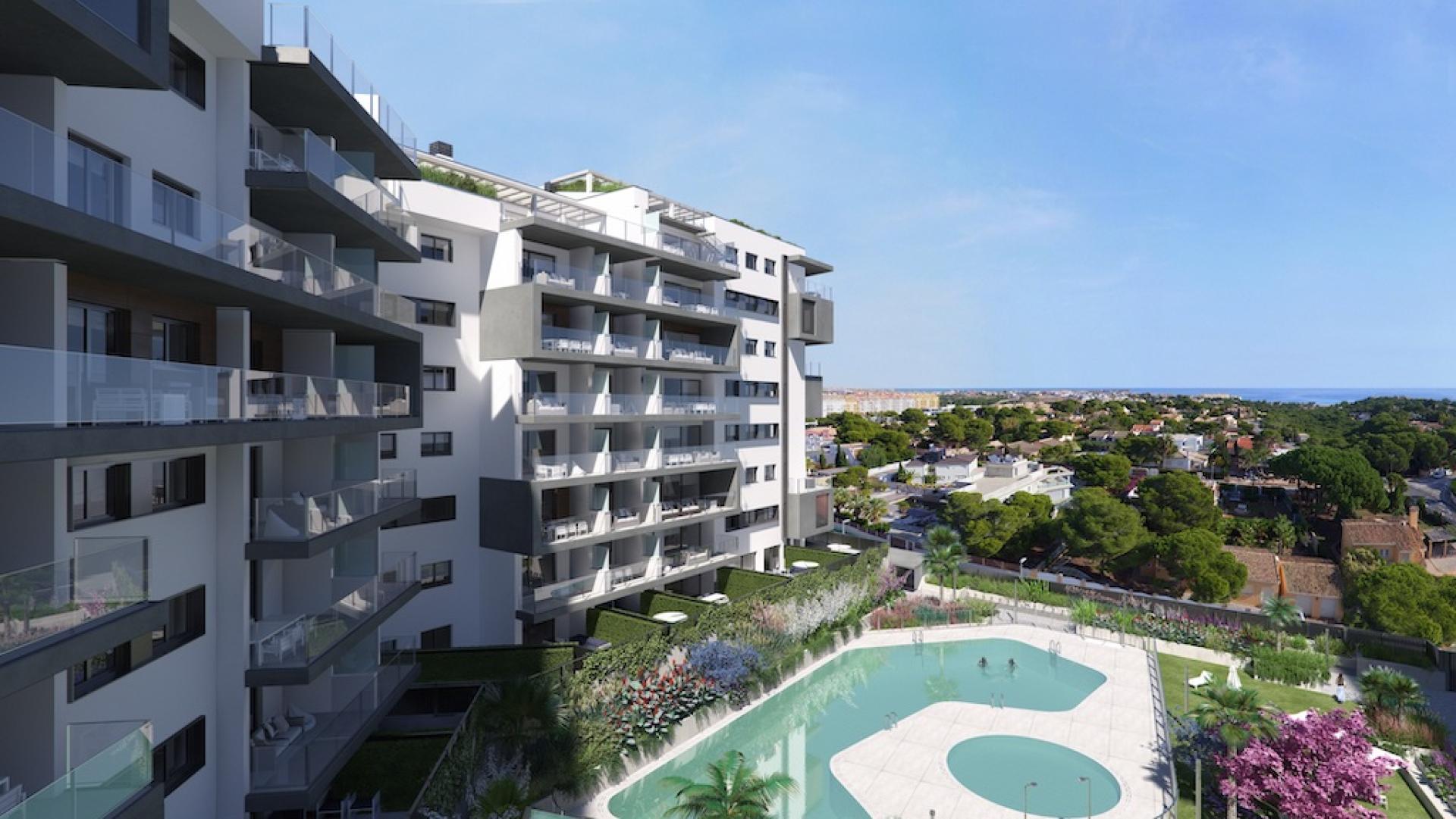 3 slaapkamer Appartement met dakterras in Campoamor - Orihuela Costa - Nieuwbouw in Medvilla Spanje