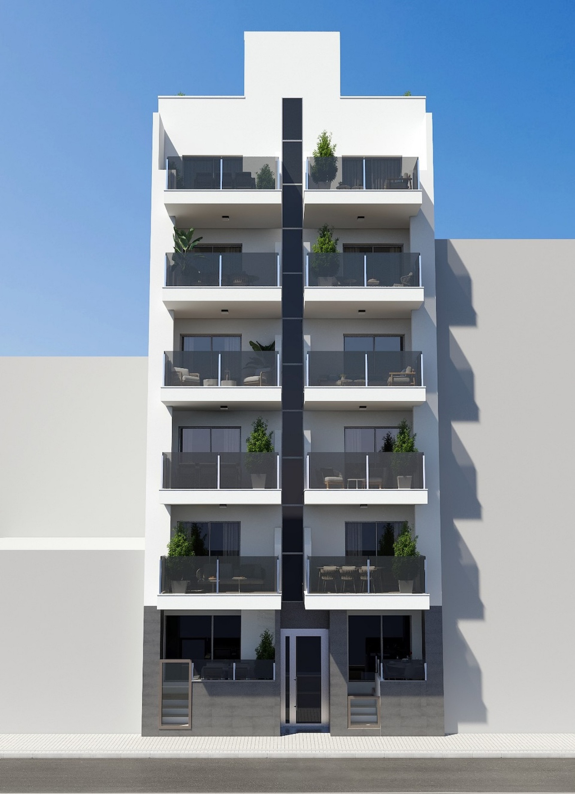 2 slaapkamer Appartement met terras in Torrevieja - Nieuwbouw in Medvilla Spanje