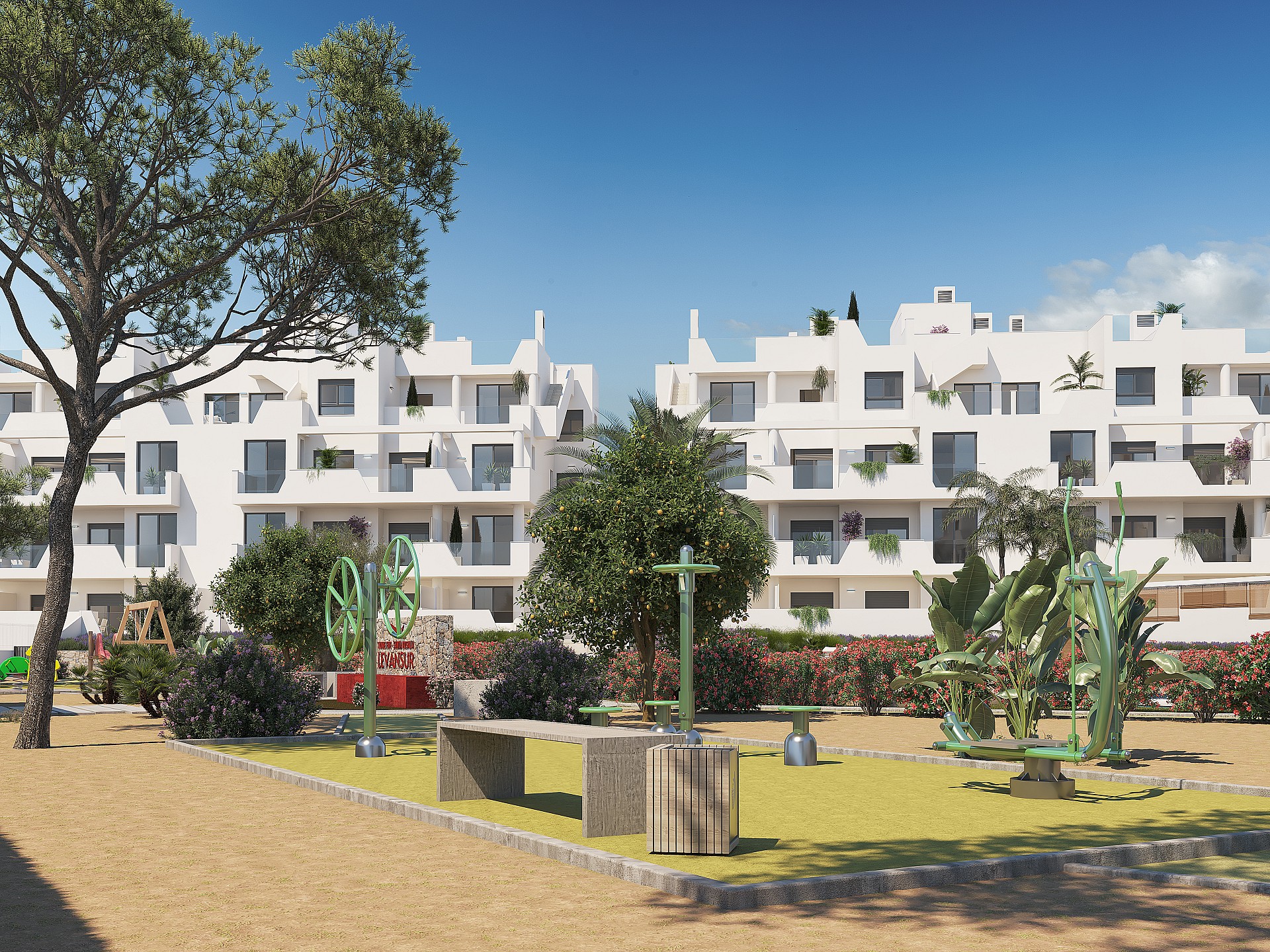 2 slaapkamer Appartement met tuin in Santa Rosalía Resort - Nieuwbouw in Medvilla Spanje