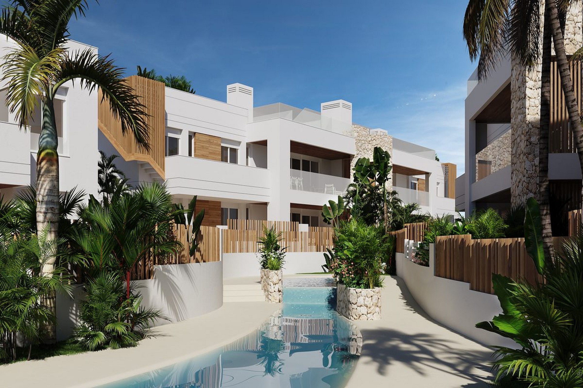 2 slaapkamer Appartement met tuin in San Juan de los Terreros - Nieuwbouw in Medvilla Spanje