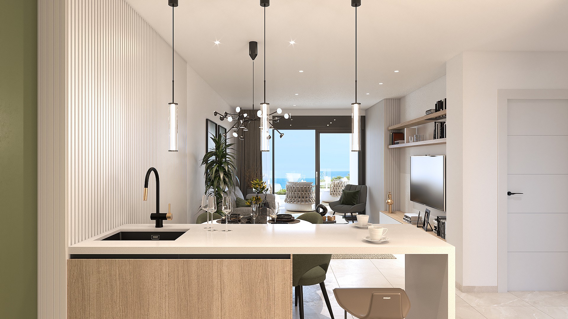 3 slaapkamer Appartement met tuin in Playa Flamenca - Orihuela Costa - Nieuwbouw in Medvilla Spanje