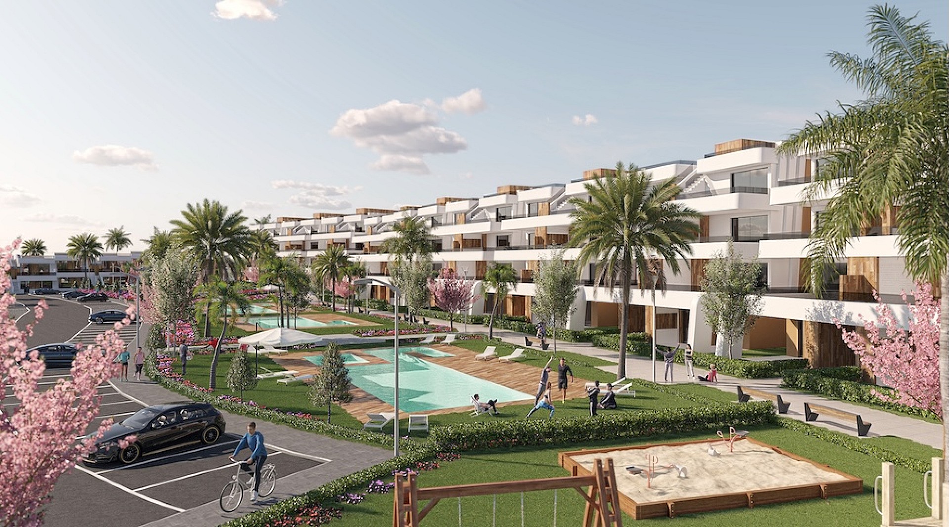 3 slaapkamer Appartement met tuin in Condado de Alhama - Nieuwbouw in Medvilla Spanje