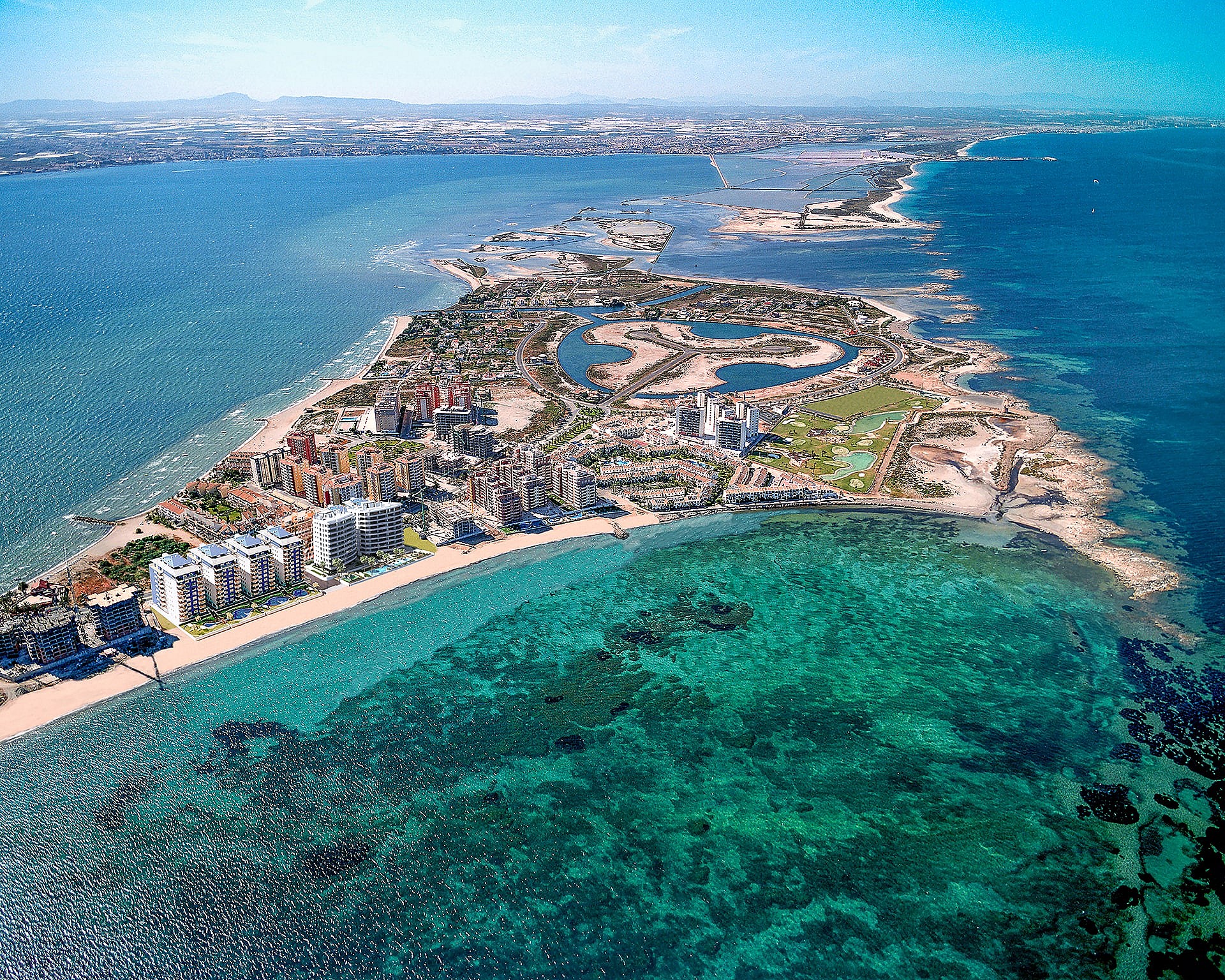 1 slaapkamer Appartement met terras in La Manga Del Mar Menor - Nieuwbouw in Medvilla Spanje