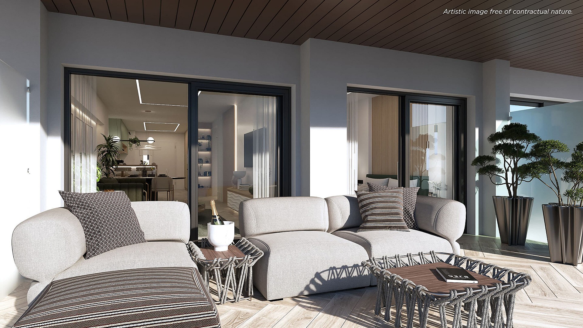 1 slaapkamer Appartement met terras in La Manga Del Mar Menor - Nieuwbouw in Medvilla Spanje