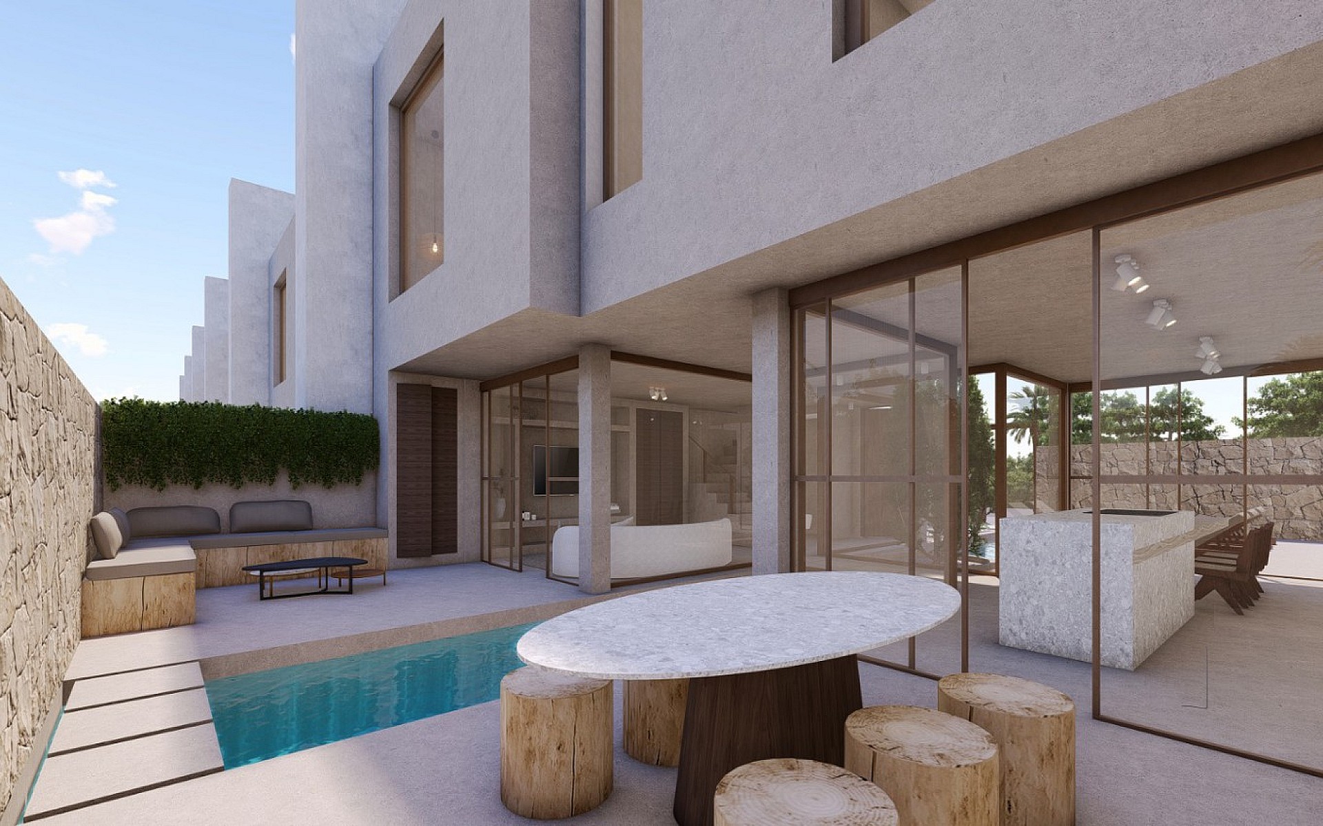 3 slaapkamer Geschakelde woningen in Formentera del Segura - Nieuwbouw in Medvilla Spanje