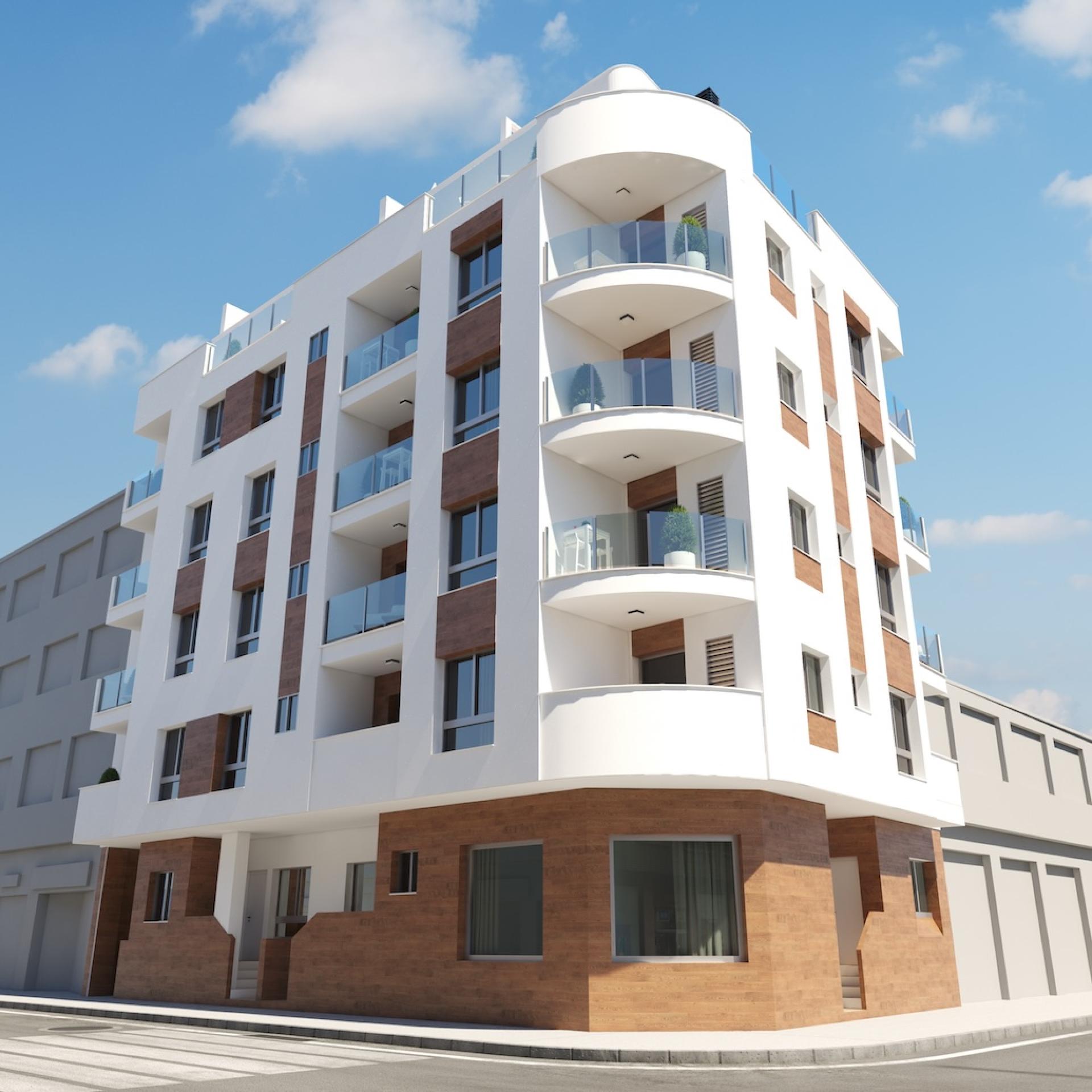 2 slaapkamer Appartement met terras in Torrevieja - Nieuwbouw in Medvilla Spanje