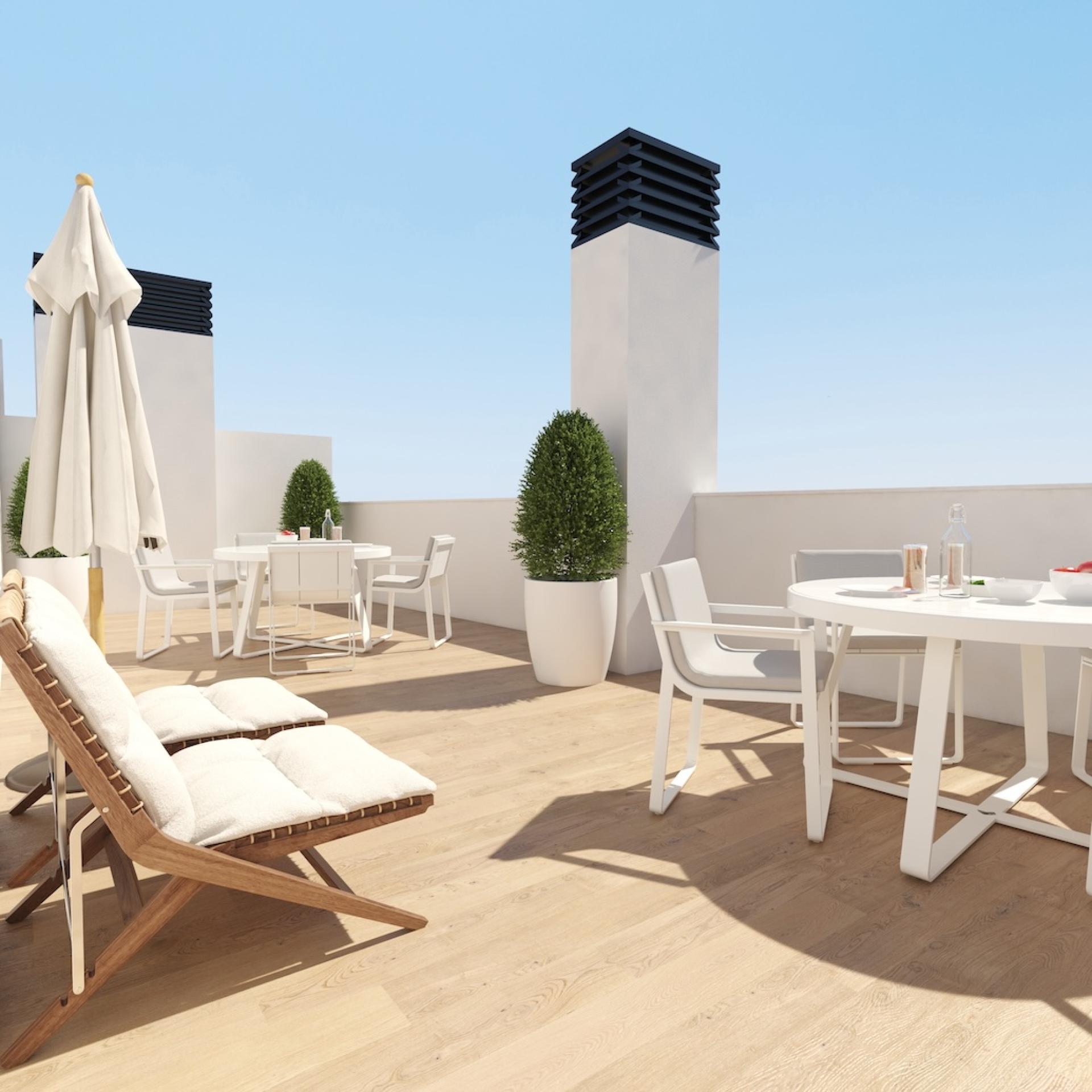 2 slaapkamer Appartement met terras in Torrevieja - Nieuwbouw in Medvilla Spanje