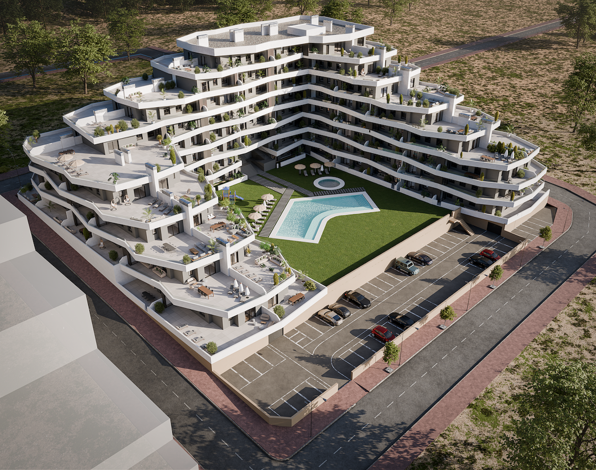 3 slaapkamer Appartement met terras in San Miguel de Salinas - Nieuwbouw in Medvilla Spanje