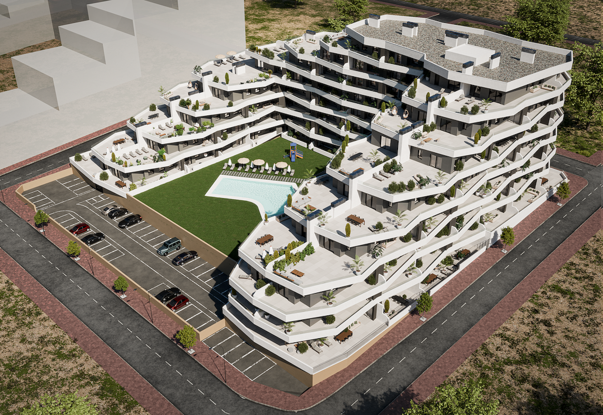 3 slaapkamer Appartement met terras in San Miguel de Salinas - Nieuwbouw in Medvilla Spanje